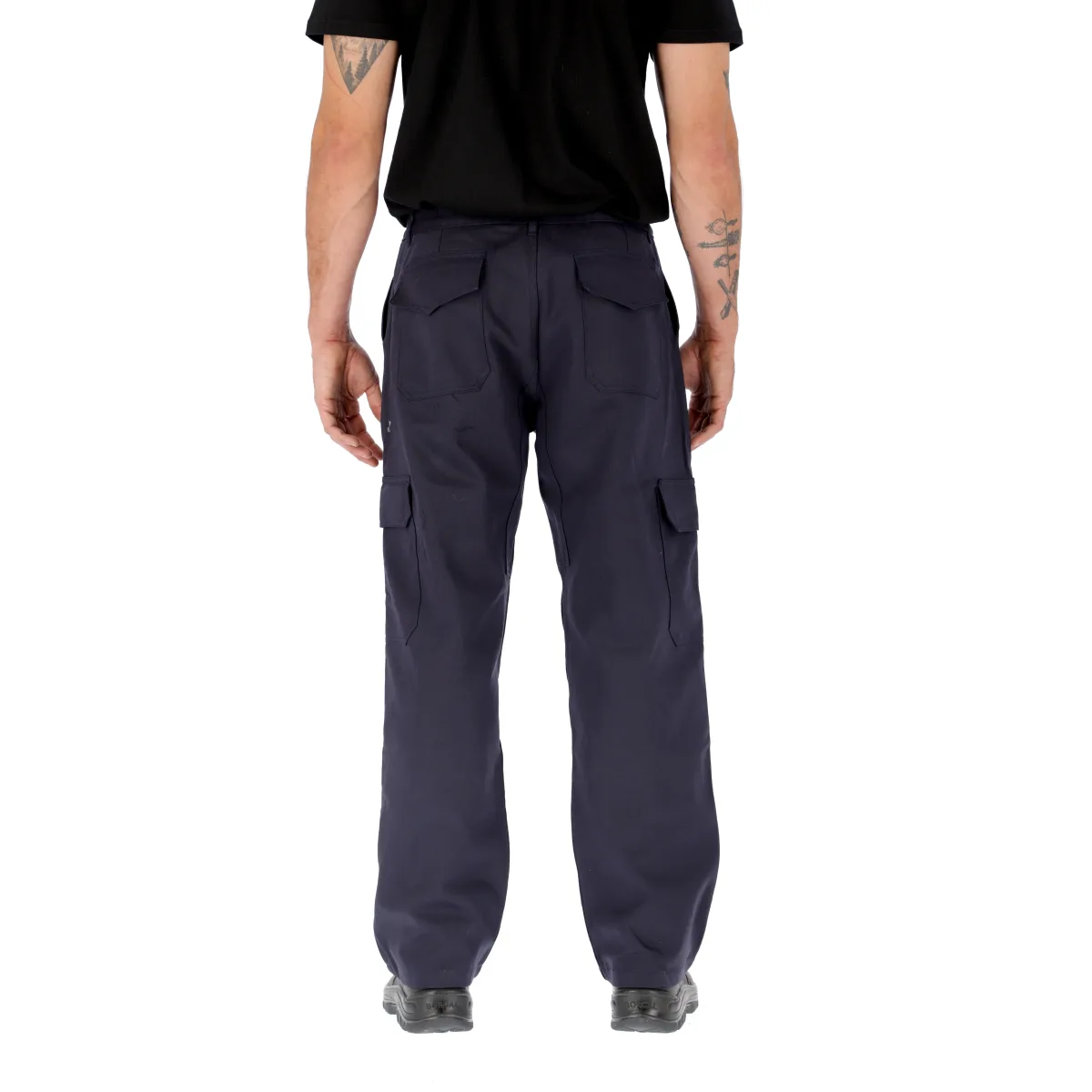 Pantalon cargo con elastico gabardina 8 onzas - vista 4