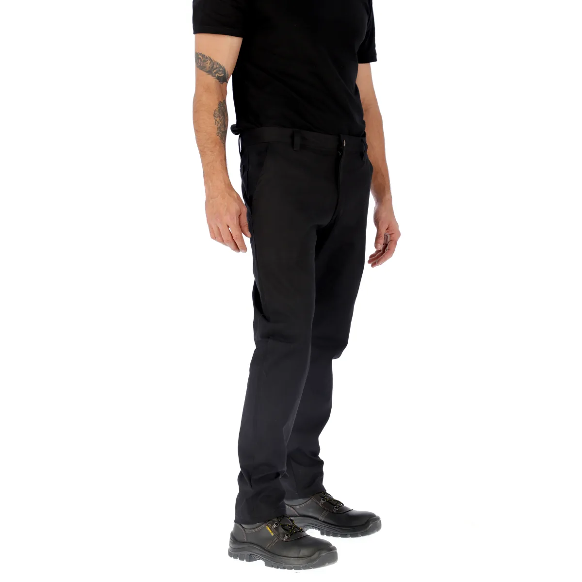 Pantalon de vestir gabardina con lycra elastizada - vista alternativa