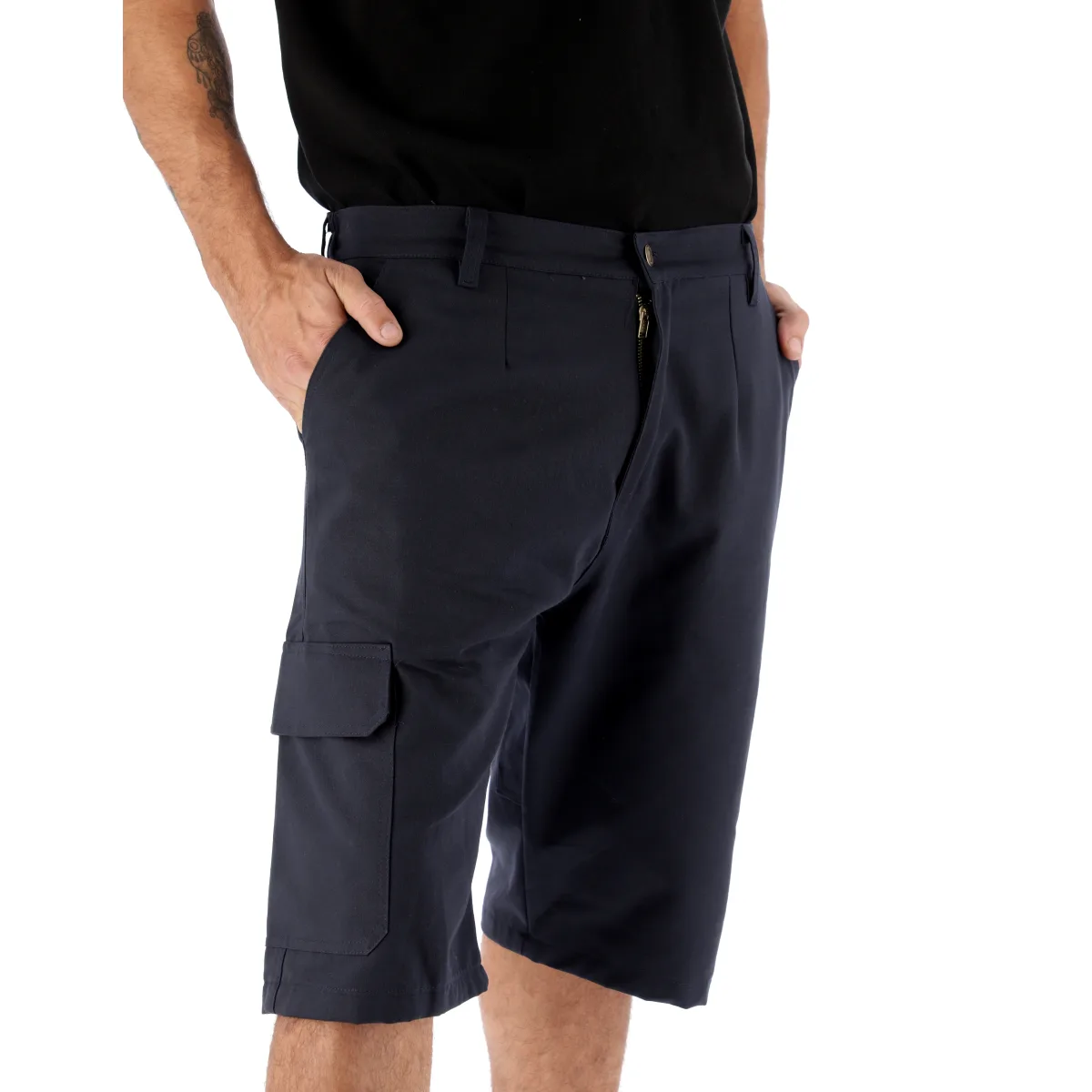 Bermuda cargo gabardina 8 onzas - vista alternativa