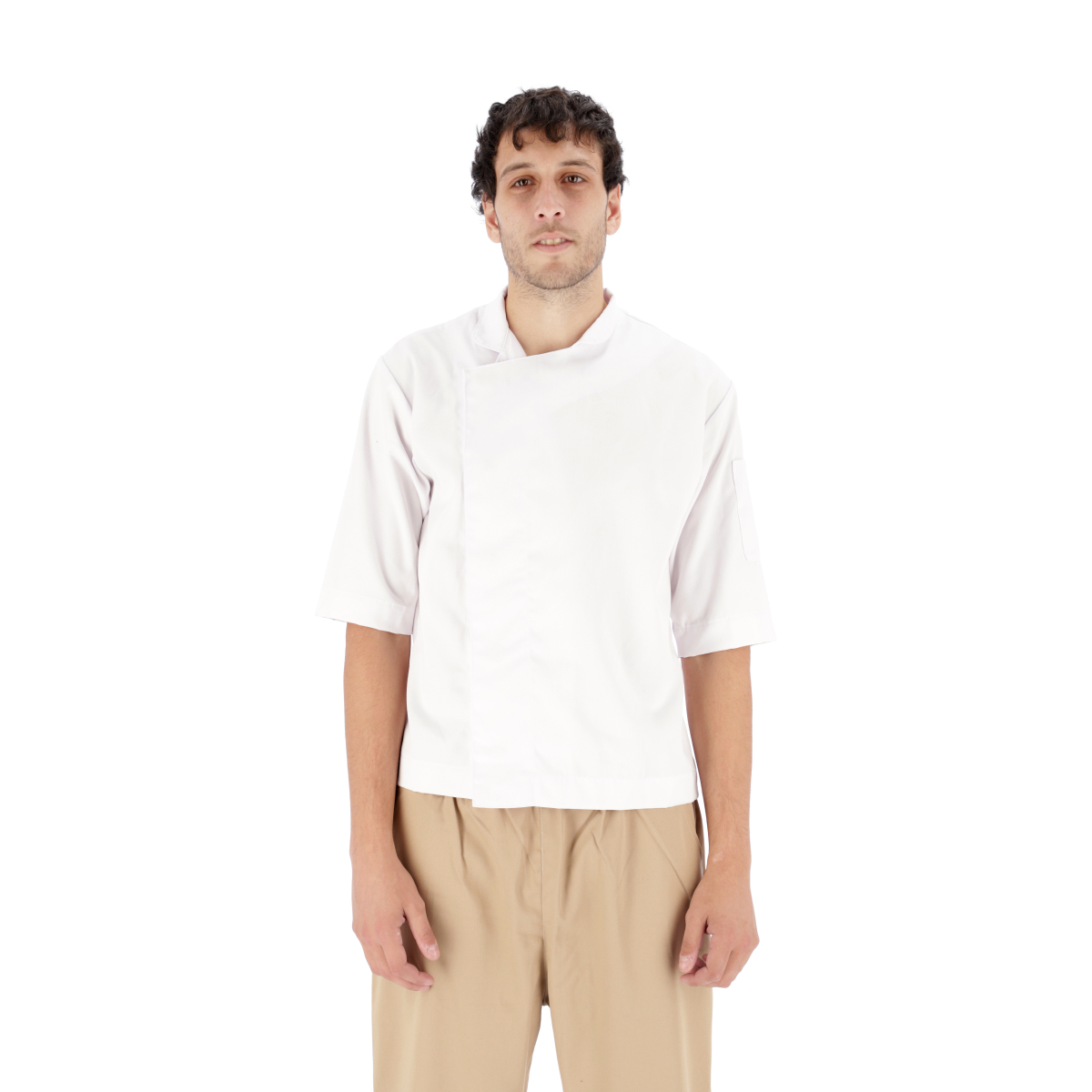 Chaqueta blanca sin bordado